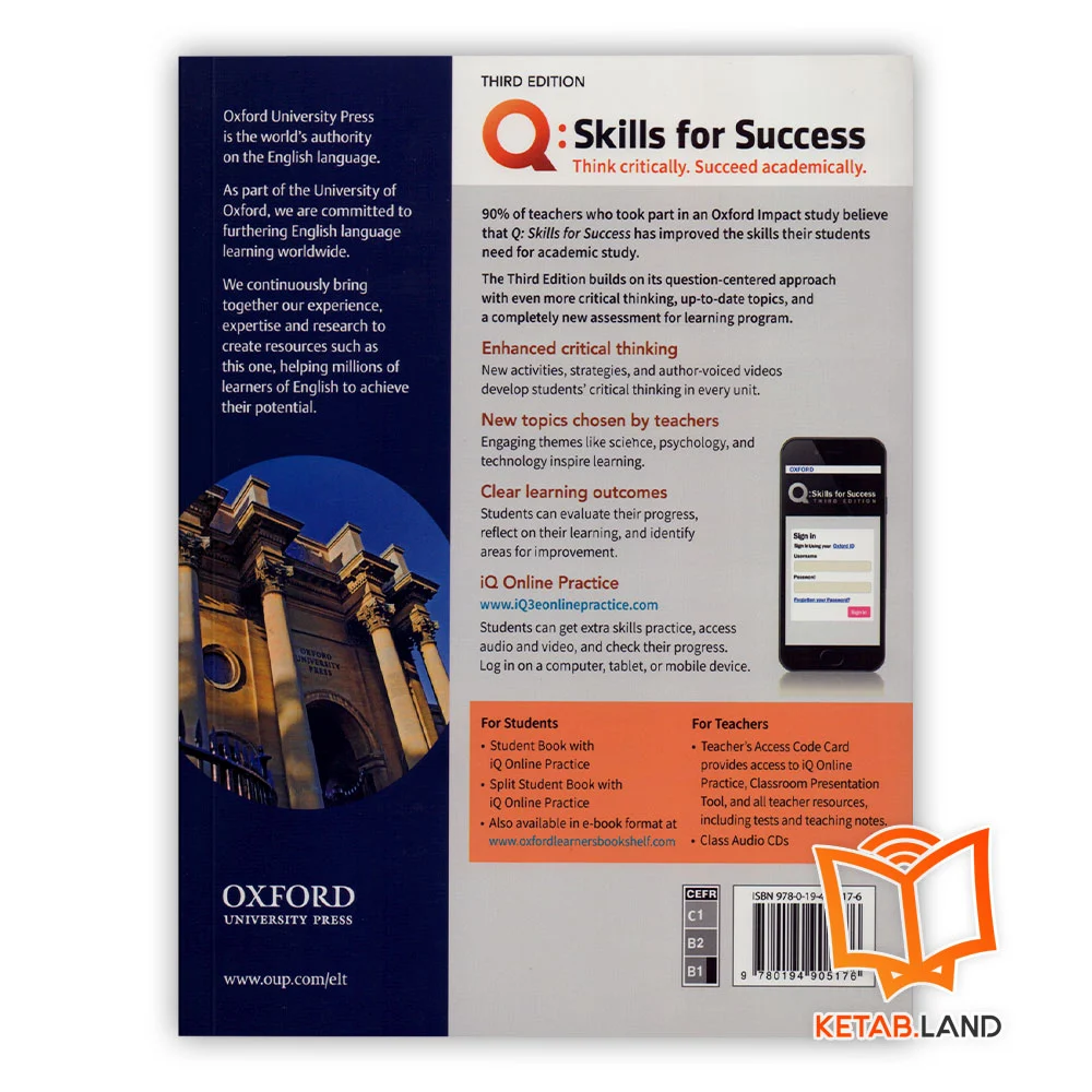 قیمت کتاب Q Skills for Success Listening and Speaking 5 3rd