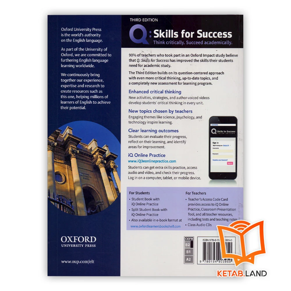 قیمت کتاب Q Skills for Success Reading and Writing 4 3rd