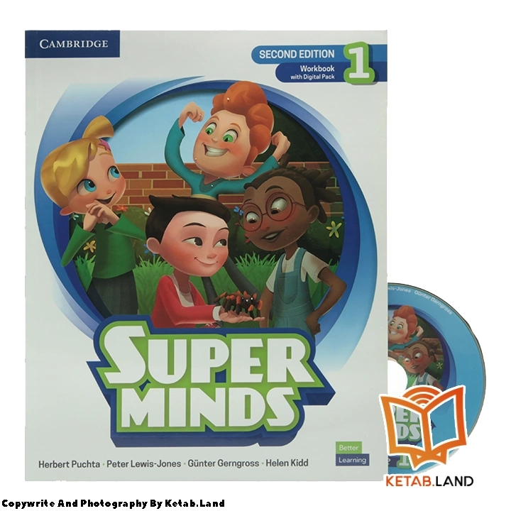 قیمت و خرید کتاب Super Minds 1 2nd از کتاب لند - تصویر چهارم - تصویر متعلقات همراه کتاب - کتاب کار و DVD