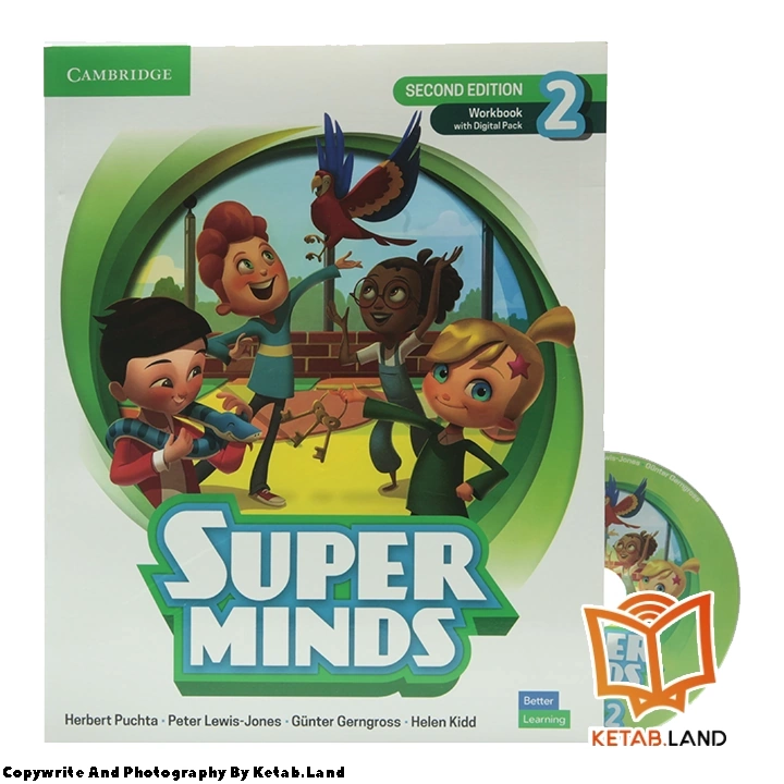 قیمت و خرید کتاب Super Minds 2 2nd از کتاب لند - تصویر چهارم - تصویر متعلقات همراه کتاب - کتاب کار و DVD