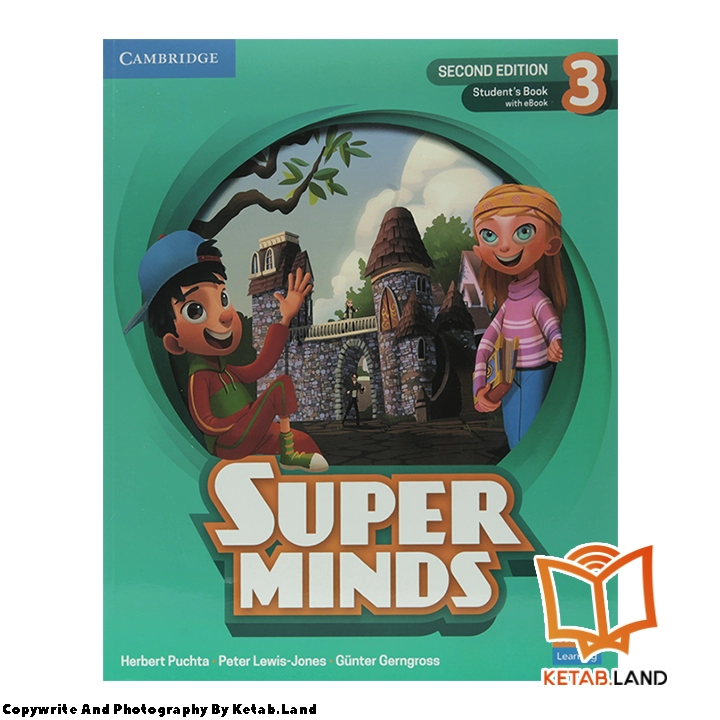 قیمت و خرید کتاب Super Minds 3 2nd از کتاب لند - تصویر دوم - تصویر جلد روی کتاب