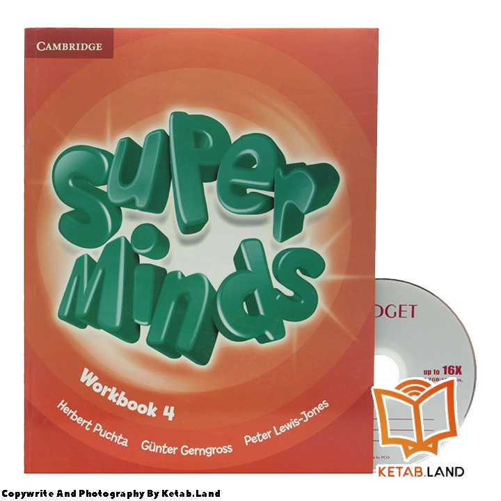 قیمت و خرید کتاب Super Minds 4 از کتاب لند - تصویر چهارم - تصویر متعلقات همراه کتاب - کتاب کار و DVD