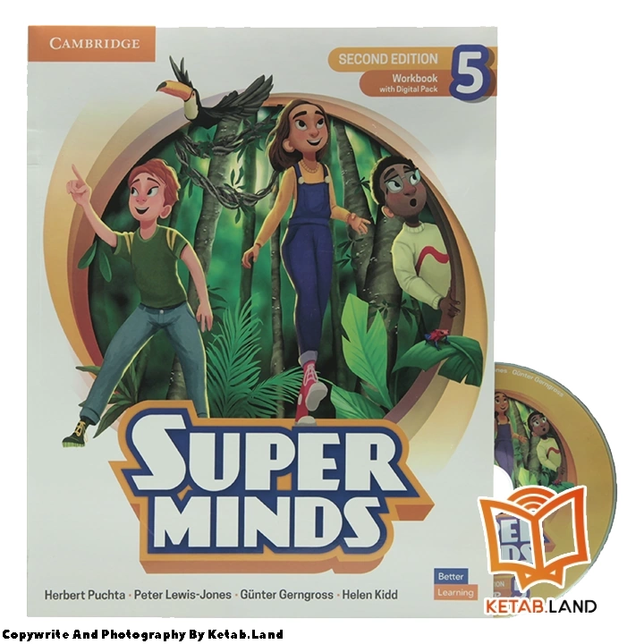 قیمت و خرید کتاب Super Minds 5 2nd از کتاب لند - تصویر چهارم - تصویر متعلقات همراه کتاب - کتاب کار و DVD