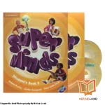 قیمت و خرید کتاب Super Minds 5 از کتاب لند - تصویر اصلی - تصویر اول - تصویر جلد روی کتاب به همراه کتاب کار و DVD