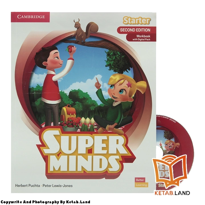قیمت و خرید کتاب Super Minds Starter 2nd از کتاب لند - تصویر چهارم - تصویر متعلقات همراه کتاب - کتاب کار و DVD