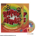 قیمت و خرید کتاب Super Minds Starter از کتاب لند - تصویر اصلی - تصویر اول - تصویر جلد روی کتاب به همراه کتاب کار و DVD