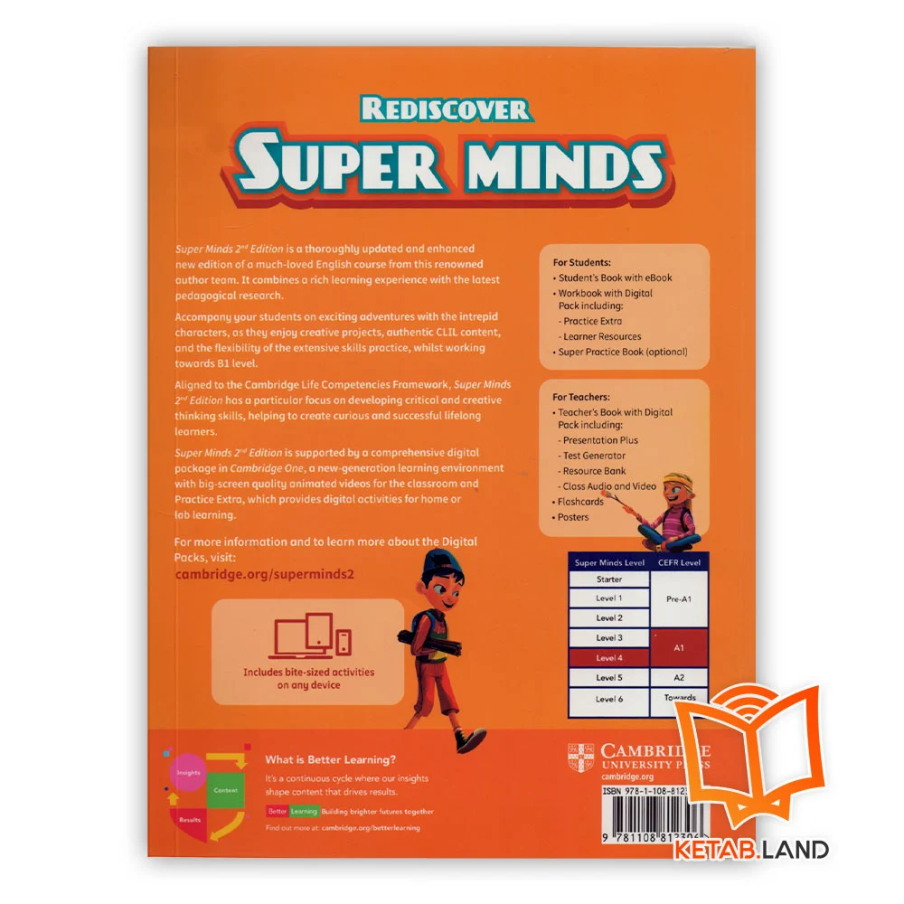 قیمت کتاب Super minds 4 2nd