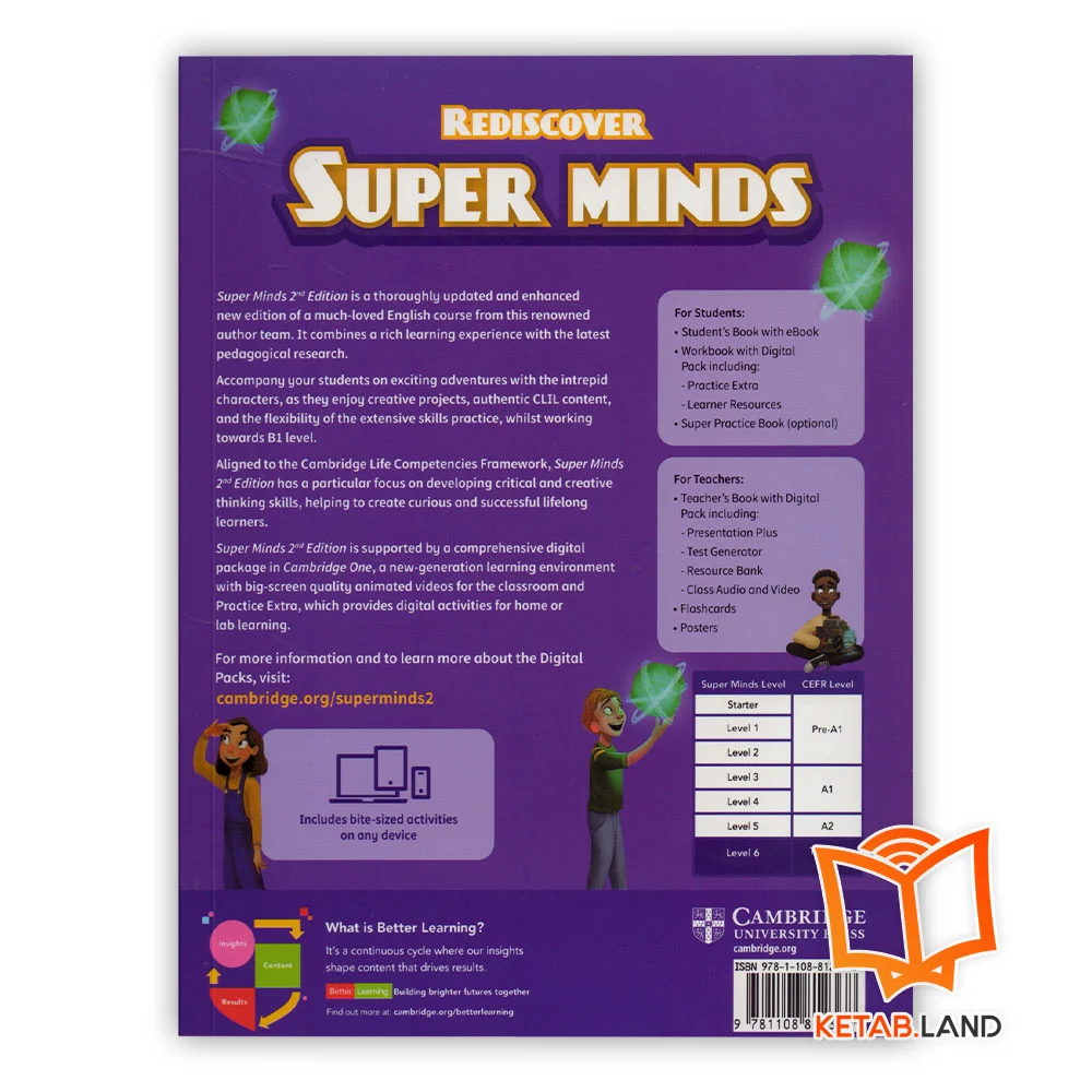 قیمت کتاب super minds 6 2nd