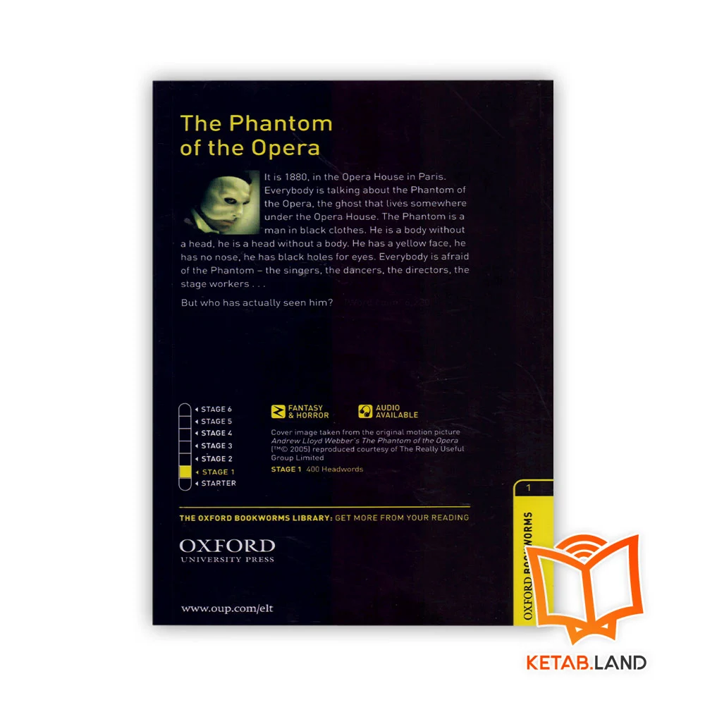 قیمت کتاب The Phantom of the Opera Bookworms 1