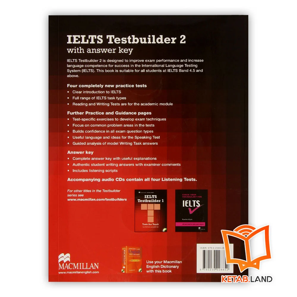 قیمت کتاب IELTS Testbuilder 2