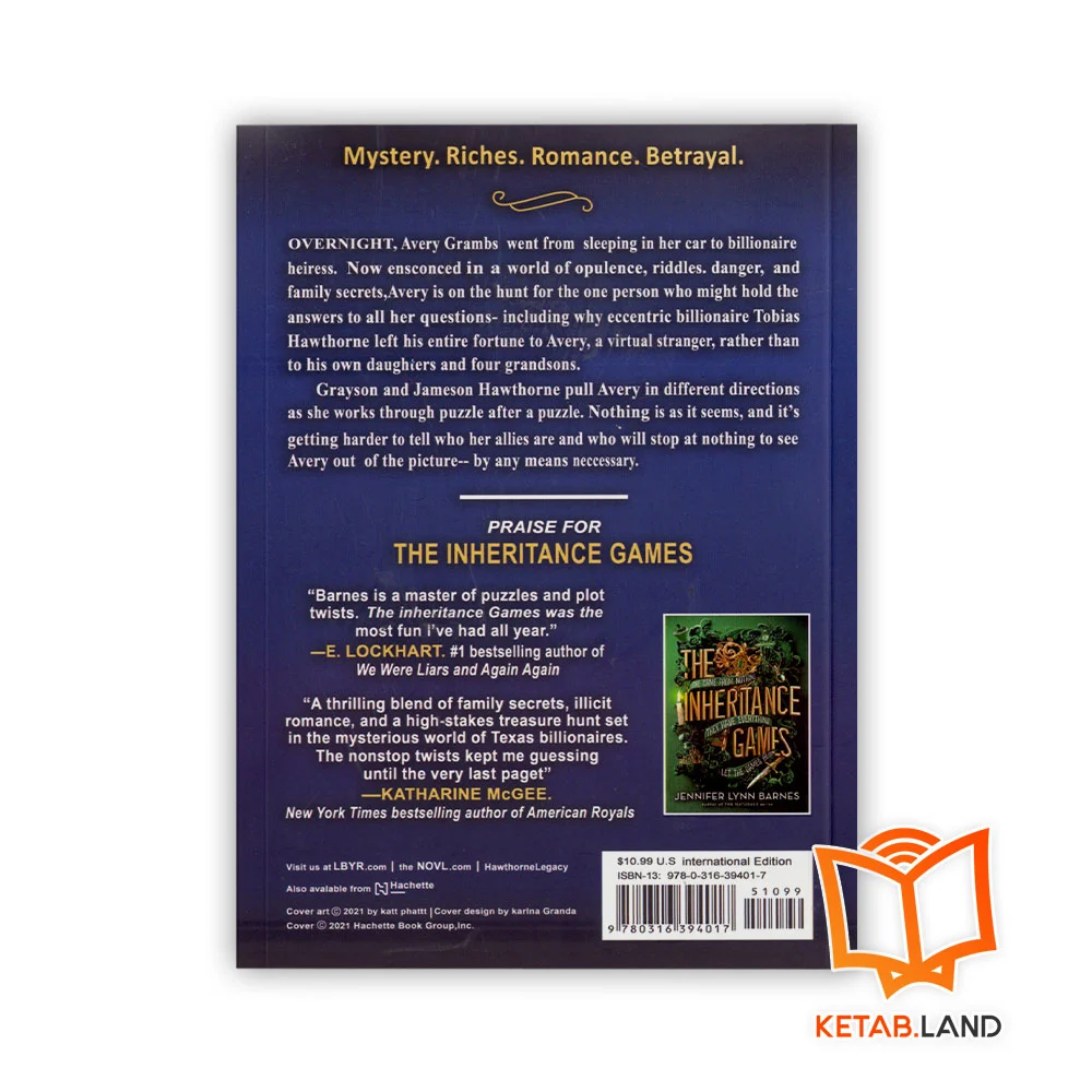 قیمت رمان The Hawthorne Legacy