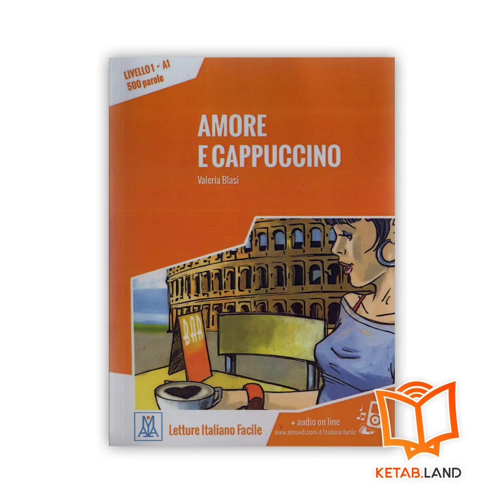 amore-ecappuccino خرید کتاب داستان ایتالیایی AMORE E CAPPUCCINO