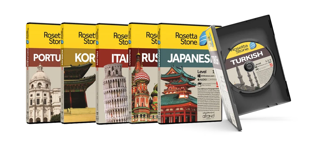 یادگیری زبان با هوش مصنوعی 3 یادگیری زبان با ROSETTA STONE