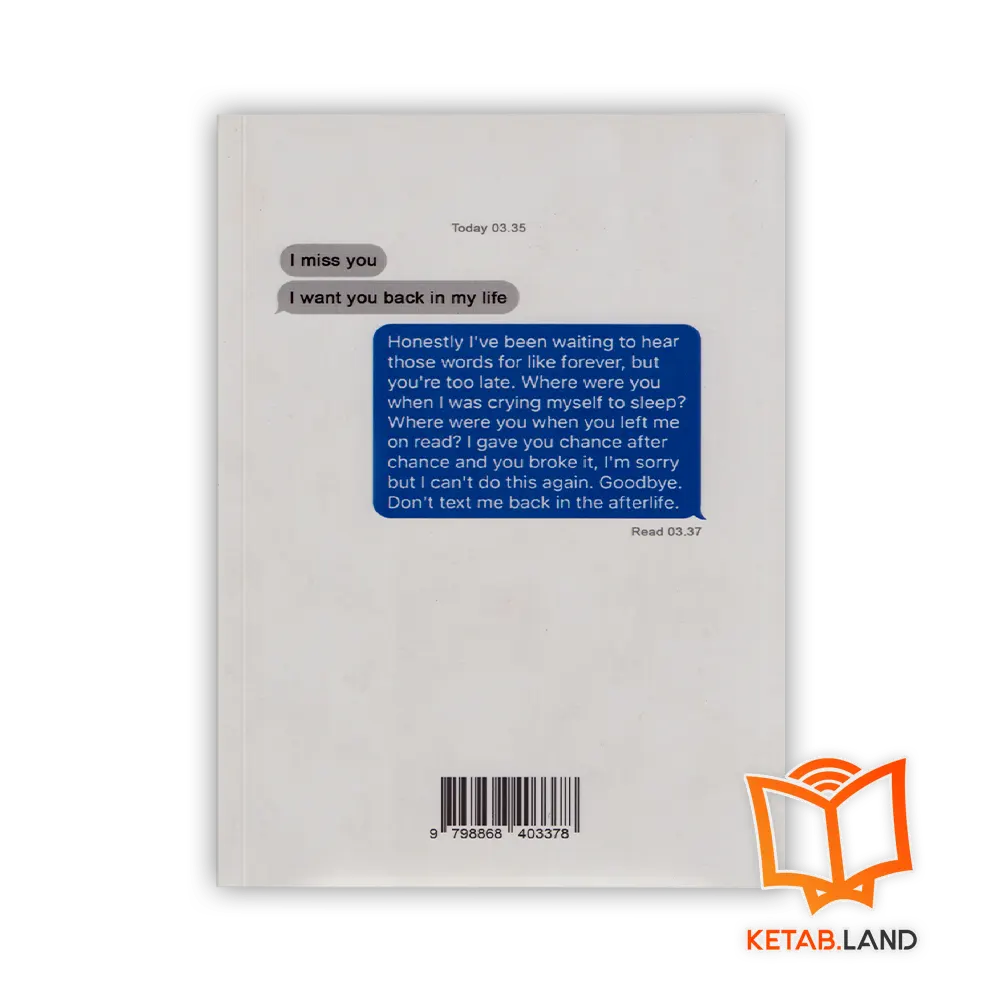 قیمت کتاب you left me on read