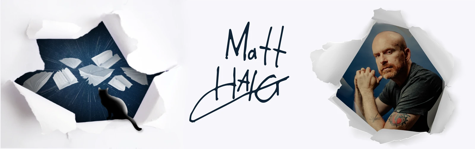 بنر معرفی نویسنده Matt Haig