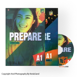 قیمت و خرید کتاب Prepare A1 Level 1 2nd از کتاب لند - تصویر اصلی - تصویر اول - تصویر جلد روی کتاب به همراه کتاب کار