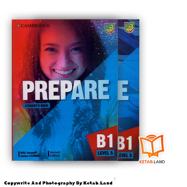 Prepare B1 Level 5 2nd Book - Main Image - First Image - Front Image of Book قیمت و خرید کتاب Prepare B1 Level 5 2nd از کتاب لند - تصویر اصلی - تصویر اول - تصویر جلد روی کتاب به همراه کتاب کار
