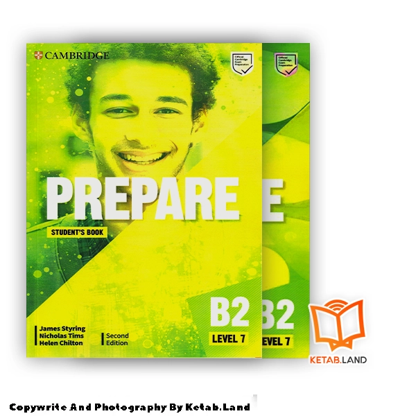 Prepare B2 Level 7 2nd Book - Main Image - First Image - Front Image of Book قیمت و خرید کتاب Prepare B2 Level 7 2nd از کتاب لند - تصویر اصلی - تصویر اول - تصویر جلد روی کتاب به همراه کتاب کار