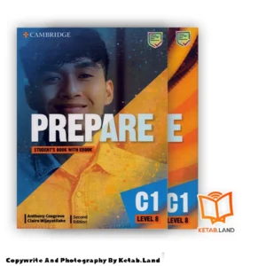 قیمت و خرید کتاب Prepare C1 Level 8 2nd از کتاب لند - تصویر اصلی - تصویر اول - تصویر جلد روی کتاب به همراه کتاب کار