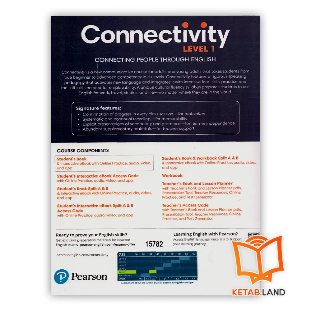 قیمت و خرید کتاب Connectivity 1 از کتاب لند - تصویر دوم - تصویر جلد پشت کتاب