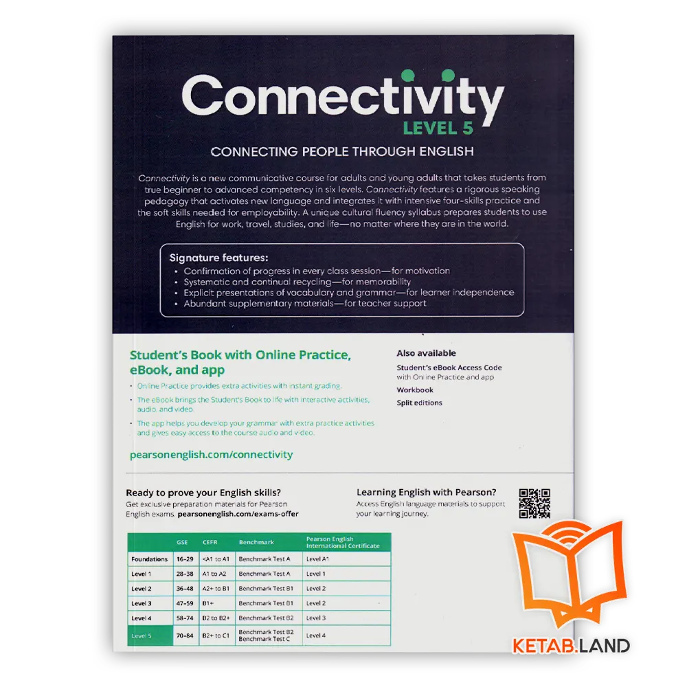 قیمت و خرید کتاب Connectivity 5 از کتاب لند - تصویر دوم - تصویر جلد پشت کتاب