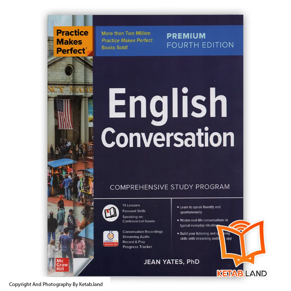 خرید کتاب English Conversation از کتاب لند - تصویر اصلی - تصوير اول - تصویر جلد روی کتاب - جلد شومیز