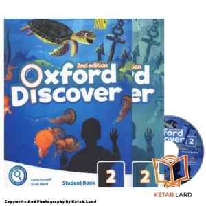 قیمت و خرید کتاب Oxford Discover 2 2nd از کتاب لند - تصویر اصلی - تصویر اول - تصویر جلد روی کتاب به همراه کتاب کار و DVD