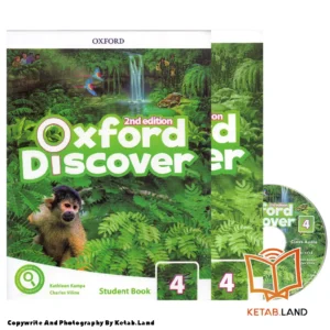 قیمت و خرید کتاب Oxford Discover 4 2nd از کتاب لند - تصویر اصلی - تصویر اول - تصویر جلد روی کتاب به همراه کتاب کار و DVD
