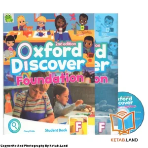 قیمت و خرید کتاب Oxford Discover Foundation 2nd از کتاب لند - تصویر اصلی - تصویر اول - تصویر جلد روی کتاب به همراه کتاب کار و DVD