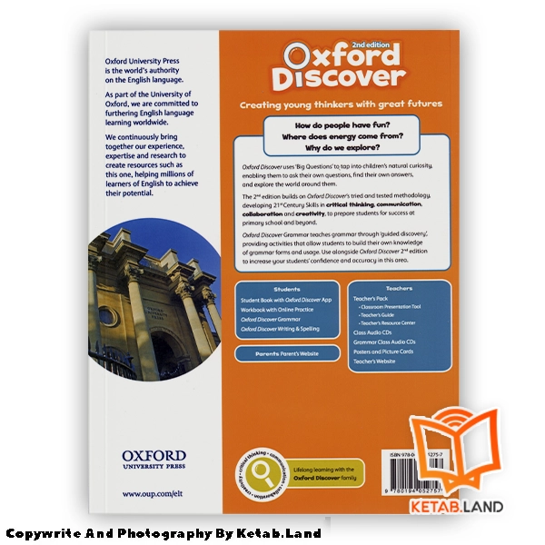 قیمت و خرید کتاب Oxford Discover Grammar 3 2nd - تصویر دوم - تصویر جلد پشت کتاب - جلد شومیز