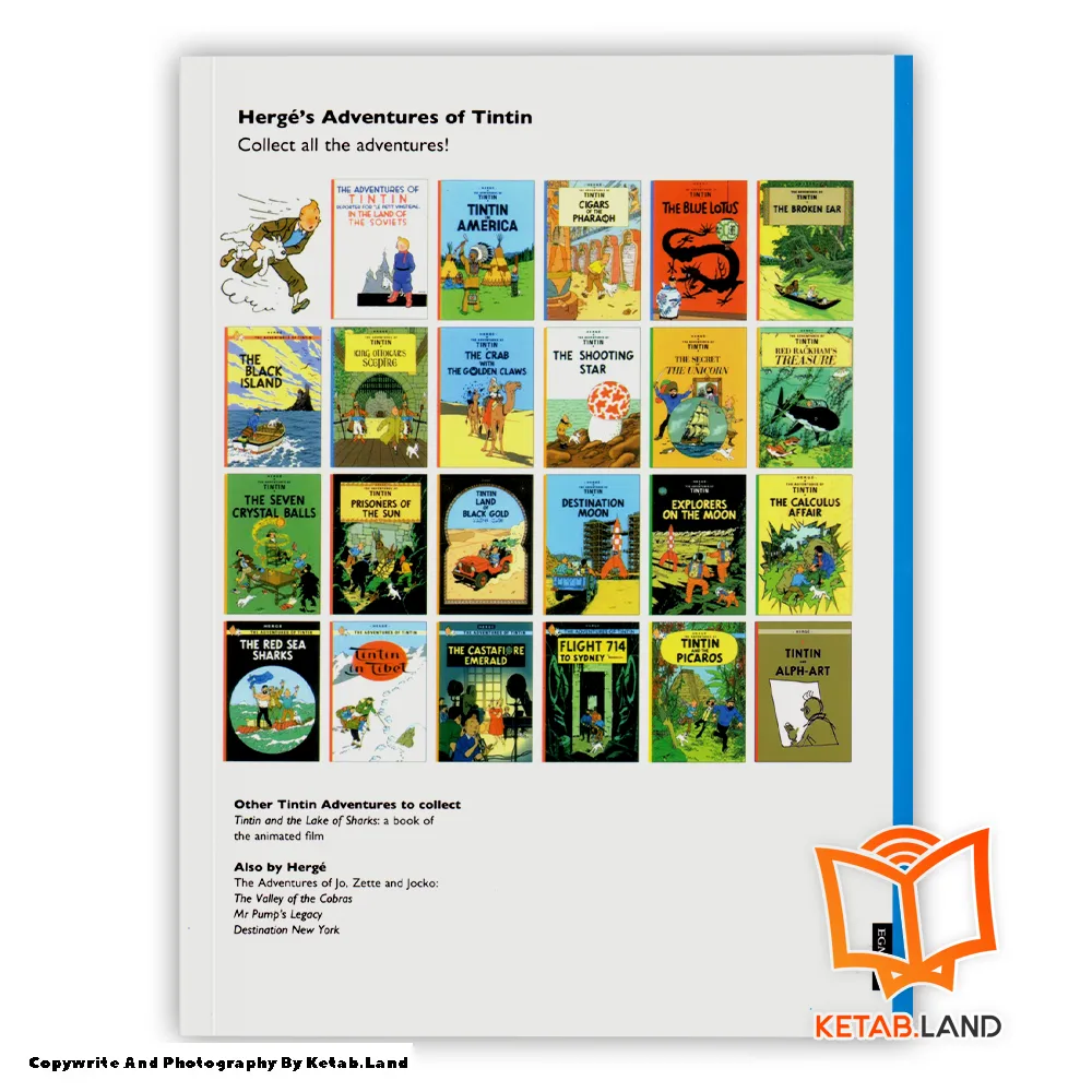 قیمت و خرید کتاب Tintin Cigars of The Pharaoh از کتاب لند - تصویر دوم - تصویر جلد پشت کتاب - جلد شومیز