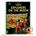 جلد کتاب Tintin Explorers On The Moon، جلد شومیز