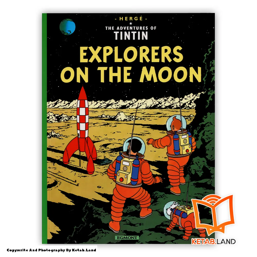 خرید کتاب Tintin Explorers On The Moon از کتاب لند - تصویر اصلی - تصوير اول - تصویر جلد روی کتاب - جلد شومیز