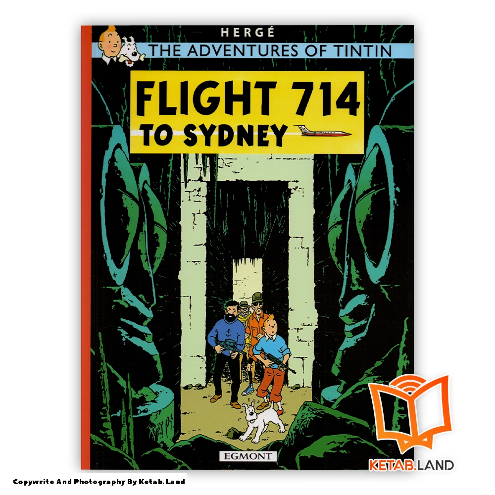 خرید کتاب Tintin Flight 714 to Sydney از کتاب لند - تصویر اصلی - تصوير اول - تصویر جلد روی کتاب - جلد شومیز
