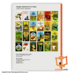 پشت جلد کتاب Tintin The Black Island، جلد شومیز