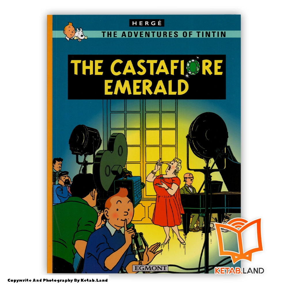 Tintin The Castafiore Emerald Soft Cover Book - Main Image - First Image - Front Image of Book خرید کتاب Tintin The Castafiore Emerald از کتاب لند - تصویر اصلی - تصوير اول - تصویر جلد روی کتاب - جلد شومیز
