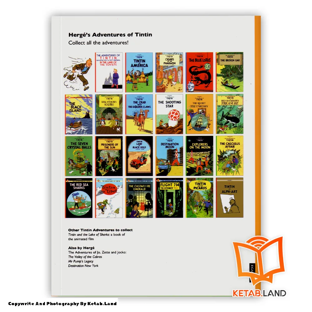 قیمت و خرید Tintin The Seven Crystal Balls از کتاب لند - تصویر دوم - تصویر جلد پشت کتاب - جلد شومیز