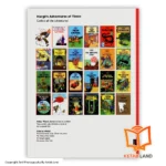 پشت جلد کتاب Tintin in America، جلد شومیز