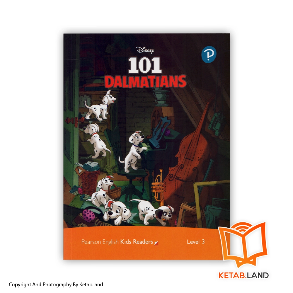 خرید کتاب 3 101Dalmatians Pearson Kids Readers از کتاب لند - تصویر اصلی - تصوير اول - تصویر جلد روی کتاب - جلد شومیز