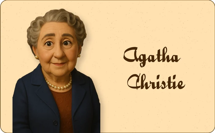 10 + 1 نویسنده ای که با قلم شان دنیا را تغییر دادند! 12 بنر معرفی آگاتا کریستی