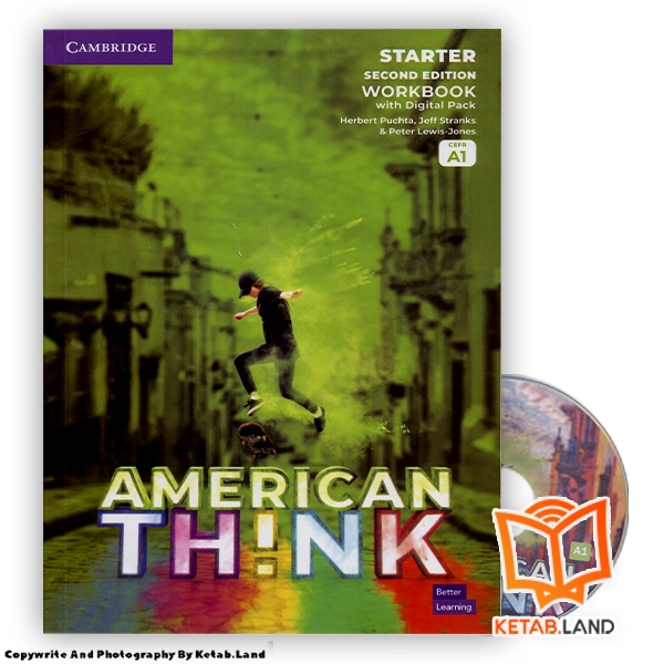 قیمت و خرید کتاب American Think Starter A1 2nd از کتاب لند - تصویر چهارم - تصویر متعلقات همراه کتاب - کتاب کار و DVD