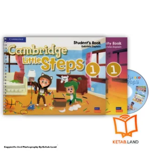 قیمت و خرید کتاب Cambridge Little Steps 1 از کتاب لند - تصویر اصلی - تصویر اول - تصویر جلد روی کتاب به همراه کتاب کار و CD