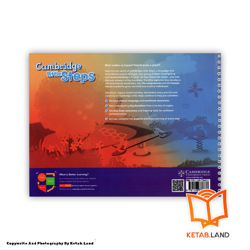 قیمت و خرید کتاب Cambridge Little Steps 2 Numeracy Book - تصویر دوم - تصویر جلد پشت کتاب - جلد شومیز