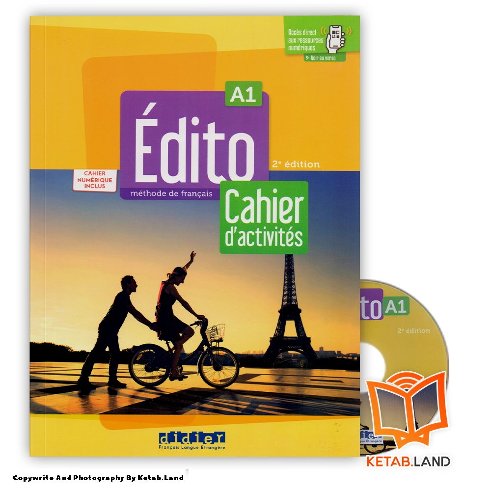 قیمت و خرید کتاب Edito A1 2nd از کتاب لند - تصویر چهارم - تصویر متعلقات همراه کتاب - کتاب کار و DVD
