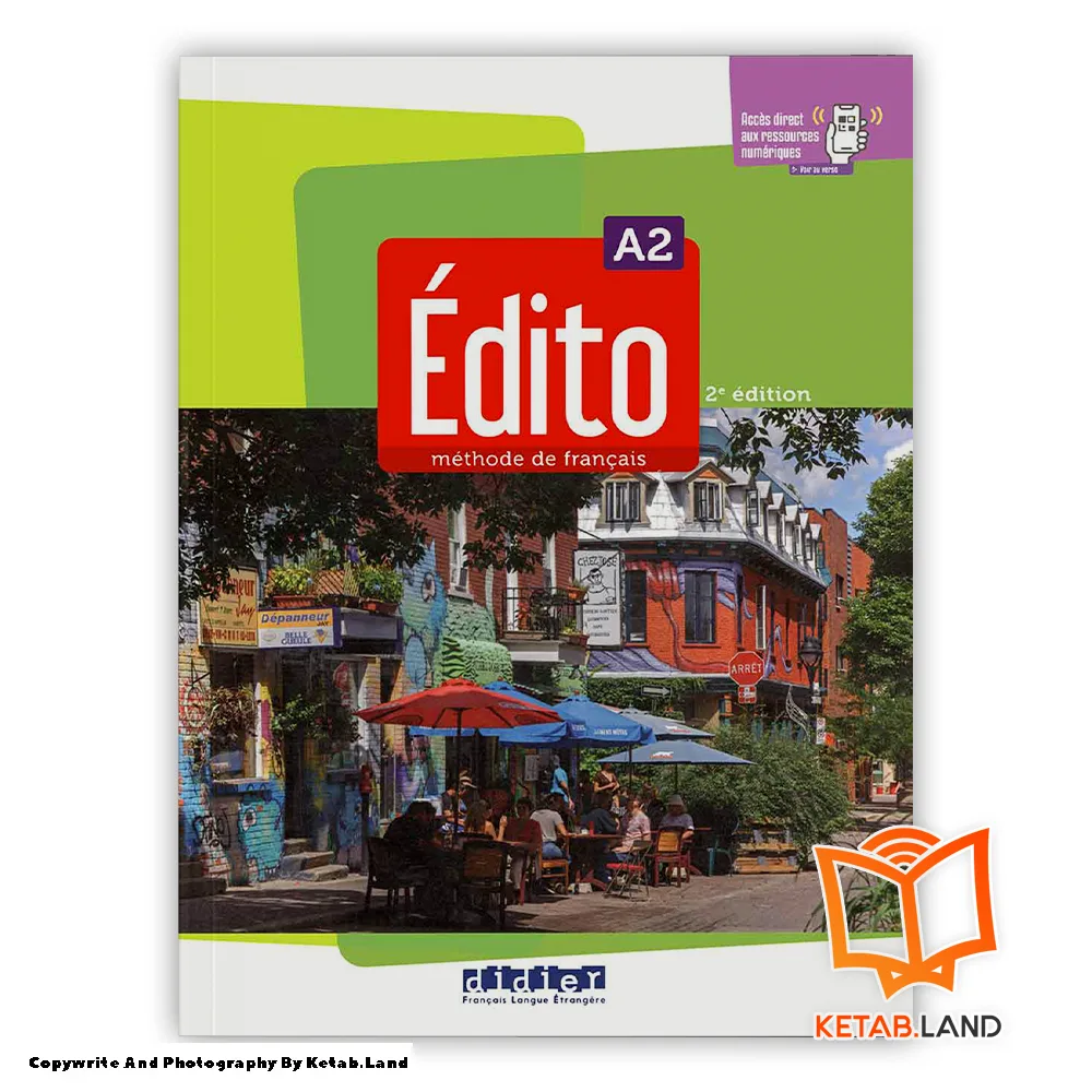 قیمت و خرید کتاب Edito A2 2nd از کتاب لند - تصویر دوم - تصویر جلد روی کتاب