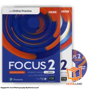 قیمت و خرید کتاب Focus 2 2nd از کتاب لند - تصویر اصلی - تصویر اول - تصویر جلد روی کتاب به همراه کتاب کار و CD