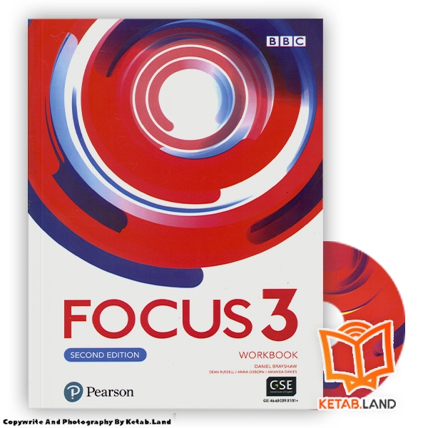 قیمت و خرید کتاب Focus 3 2nd از کتاب لند - تصویر چهارم - تصویر متعلقات همراه کتاب - کتاب کار و DVD