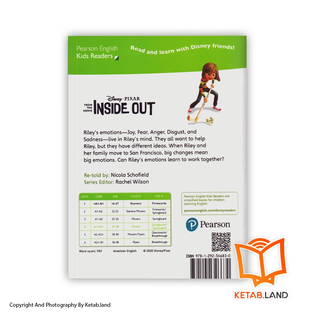 قیمت و خرید کتاب Inside Out Pearson Kids Readers 4 از کتاب لند - تصویر دوم - تصویر جلد پشت کتاب - جلد شومیز