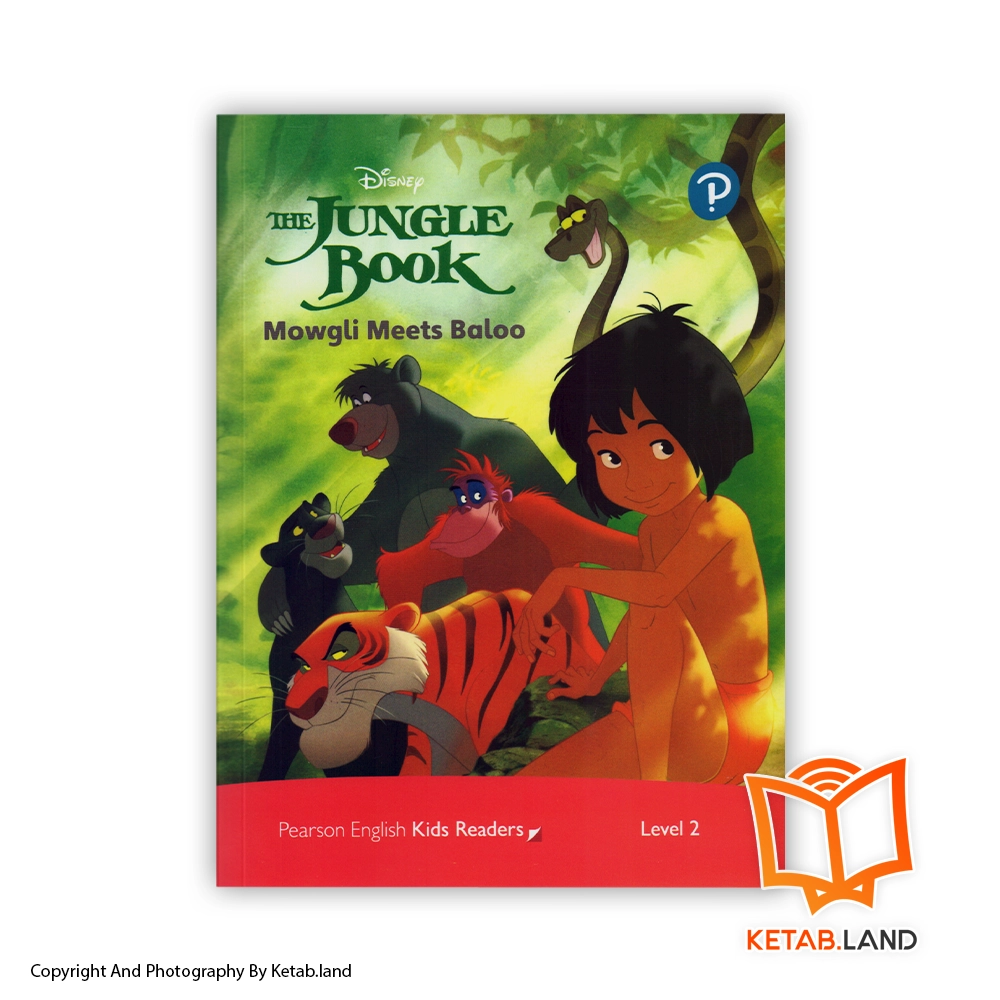 خرید کتاب Jungle Book Pearson Kids Readers 2 از کتاب لند - تصویر اصلی - تصوير اول - تصویر جلد روی کتاب - جلد شومیز