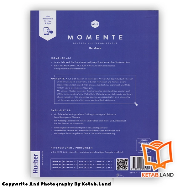 قیمت و خرید کتاب Momente A1.1 از کتاب لند - تصویر سوم - تصویر جلد پشت کتاب